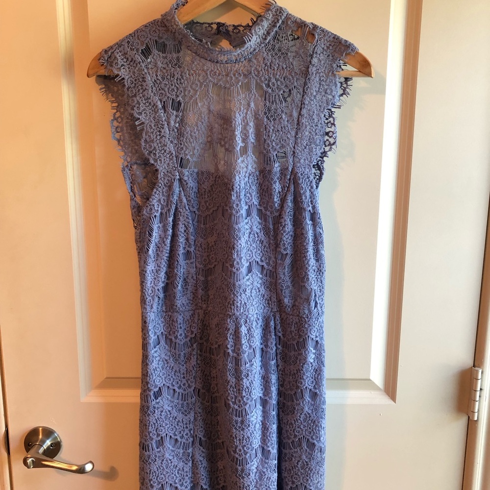 Free People Lace Backless Dress